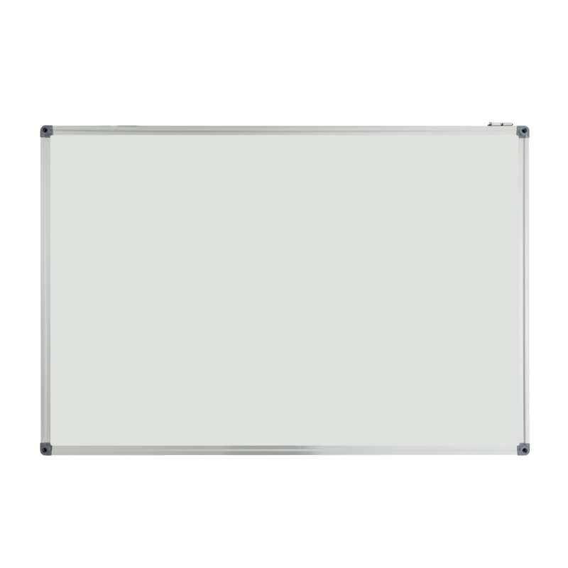 PIZARRA BLANCA `OK` 90x60cm.CJ.10pz.MARCO ALUMINIO