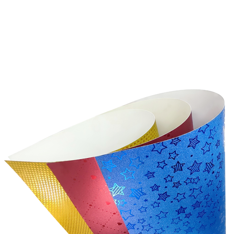 CARTULINA ESCARCHADA `OK` 350GR.PQ.10PZ.50X70CM.MICRO-FANTASIA