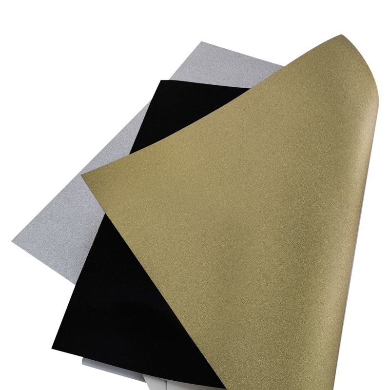 CARTULINA ESCARCHADA `OK` 350GR.PQ.10PZ.50X70CM.MICRO-METALIZADA