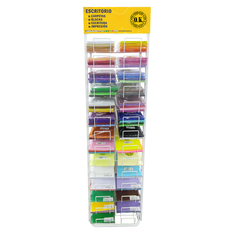 EXHIBIDOR OK VACIO 50X33X217CM.C/28 DIVIS.30X35CM.BLOCKS ARTE-DIB-MANUALID/RESMILLAS