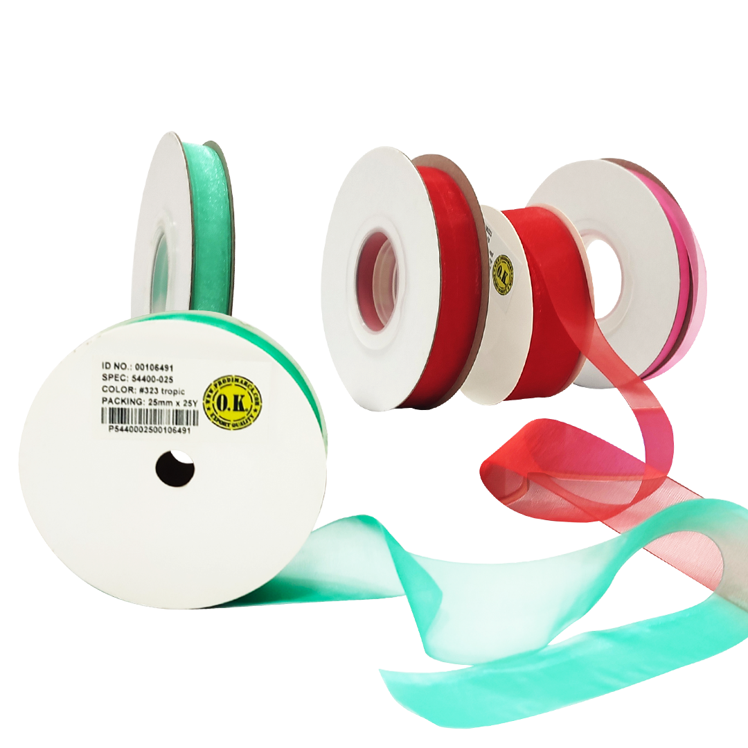 Cintas Organza Color 9mm x 46m