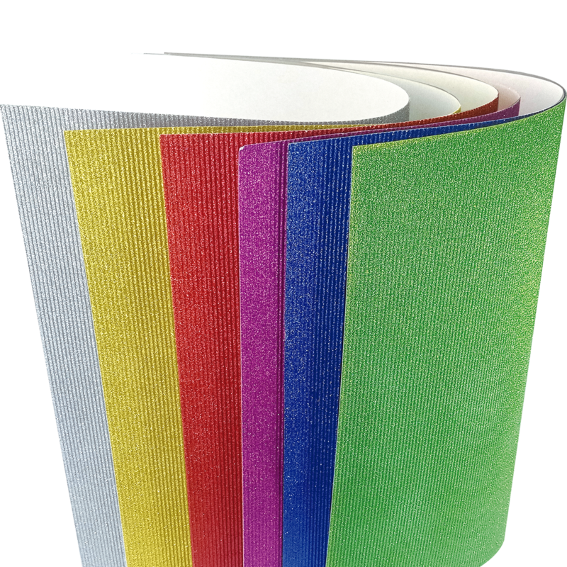 CARTULINA ONDA MICROCRISTAL `OK` 265GR.PQ.10PZ.50X70CM