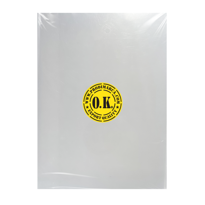 LAMINA DE ACETATO (PVC) `OK` CRISTAL SKY CAL.0,15MM.30X22CM.PQ.20PZ.