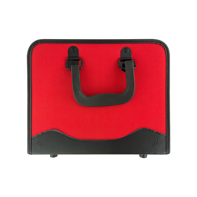 PORTAFOLIO `OK` ARTISTICO DELUXE 43X35X4CM.PQ.1PZ.C/CIERRE+ASA SITETIC ROJO