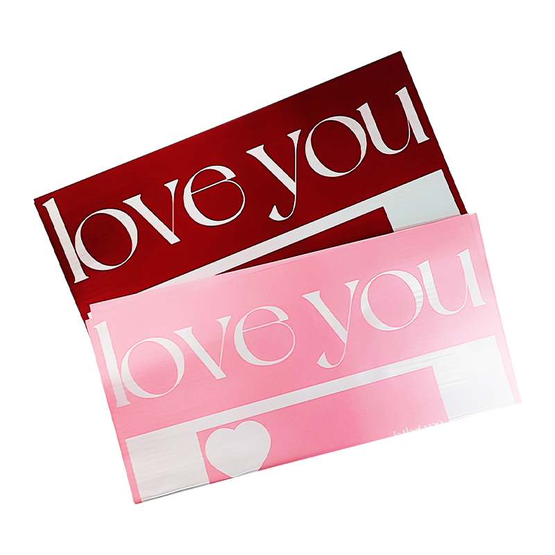 PAPEL FILM COREANO (PPO) OK OUYA BITONO OPACO LOVE YOU PQ.20PZ.57X57CM