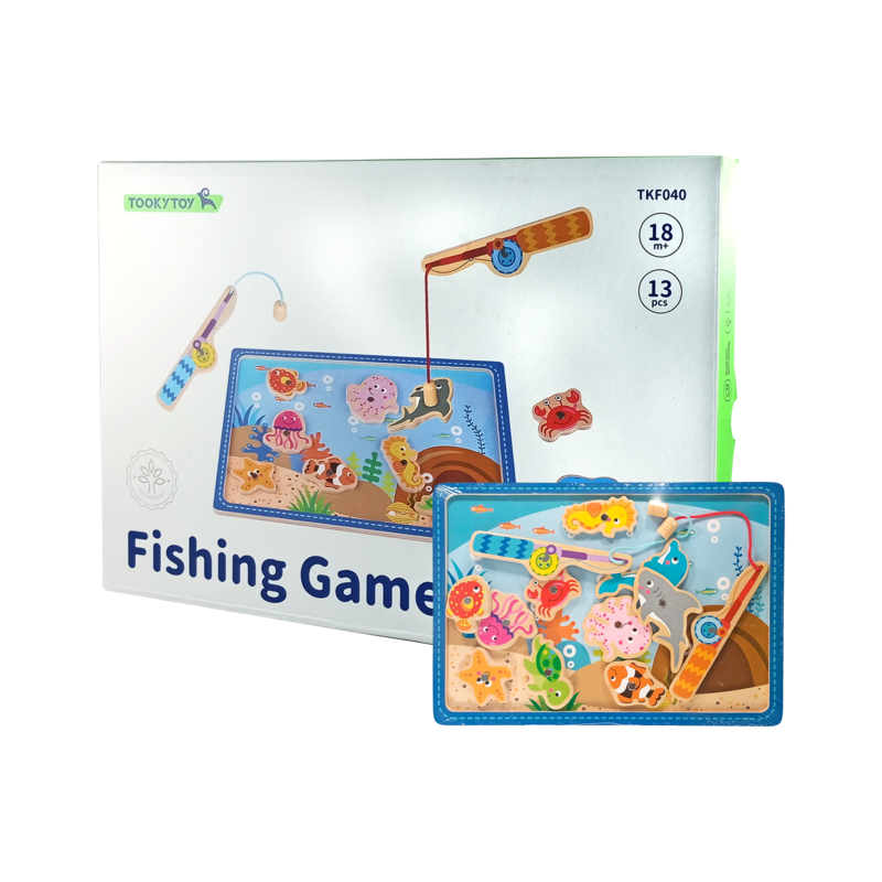 JUEGO DIDACTICO 'KC' TABLA PESCADORA MAGNETICA P/18 MESES O +.JG.1kt.13pz.CHAPEC