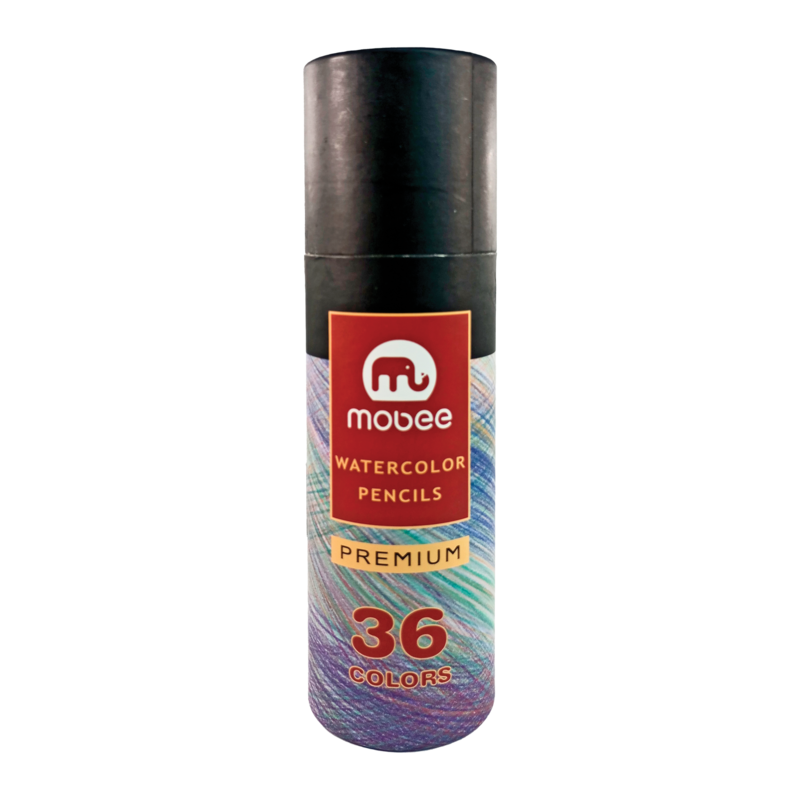 CREYONES/LAPIZ DE COLORES `MB` REDONDO ACUARELABLE CJ.1st.x36 COL.MINA DIAM.2,5mm.