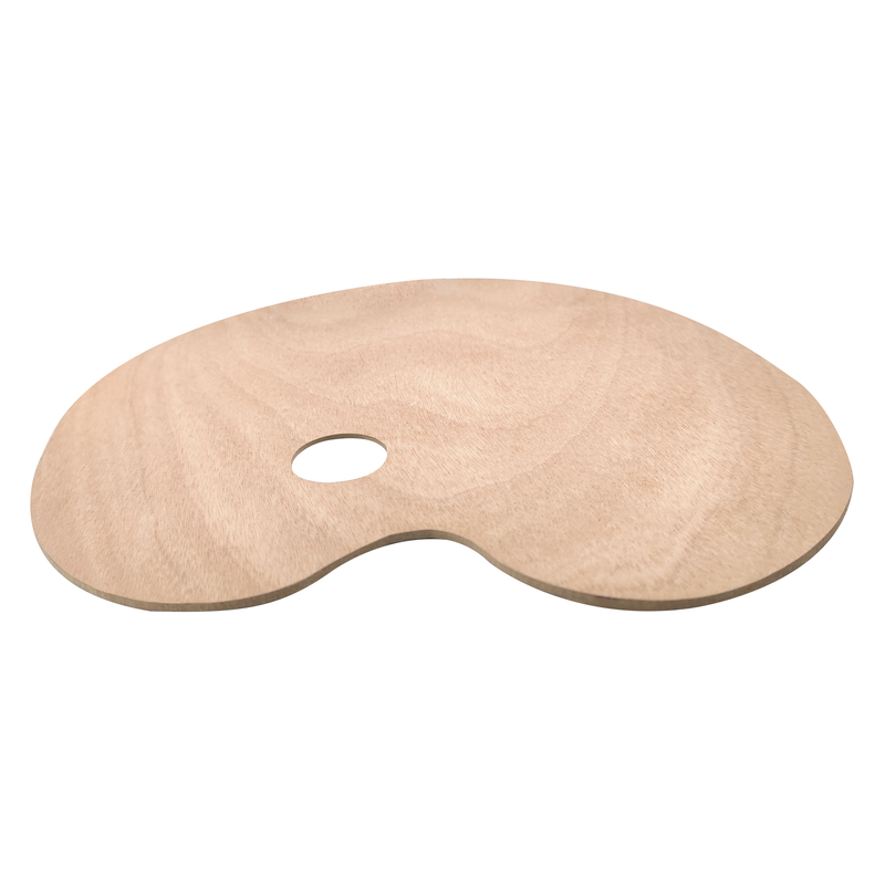 PALETA ARTISTICA CLASICA `SA` MADERA CJ.1pz.30x40cm.OVALADA NATURAL