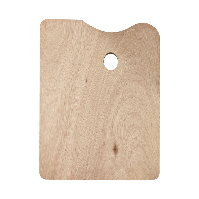 PALETA ARTISTICA CLASICA `SA` MADERA CJ.1PZ.30X40CM.RECTANG.NATURAL