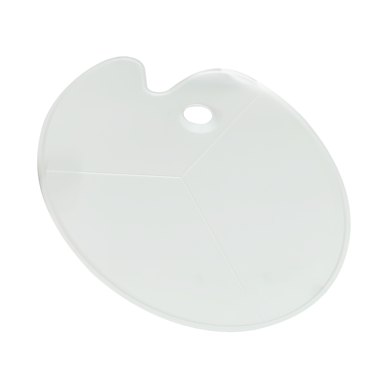 PALETA ARTISTICA CLASICA `SA` PLASTICO CJ.1PZ.30X43CM.OVALADA PLANA