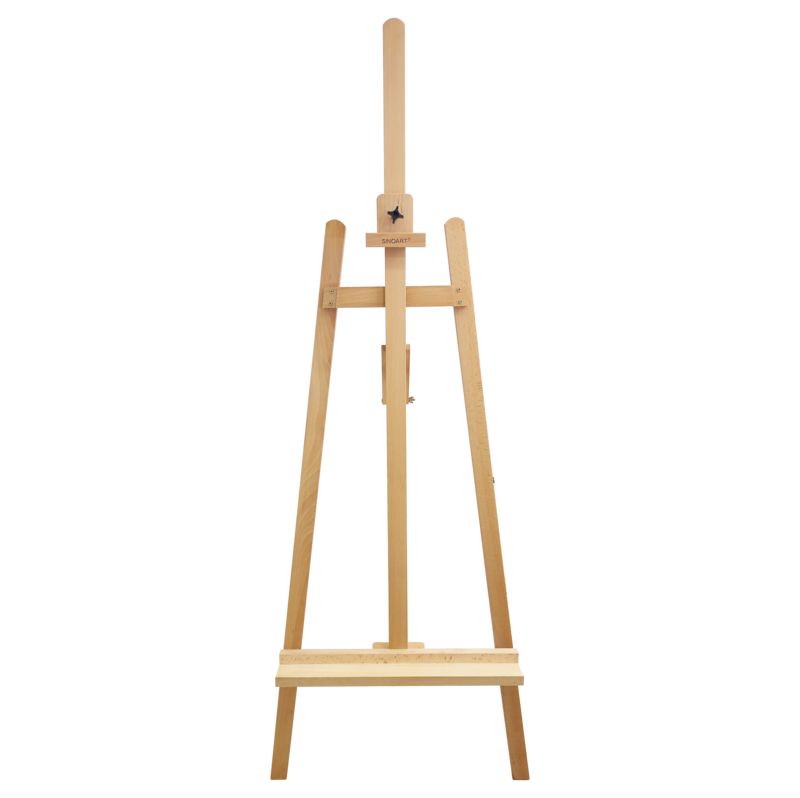 CABALLETE ARTISTICO MADERA T/ESTUDIO `SA` CJ.1PZ.LYRA ALTURA REGUL.66X87X175CM.BARNIZADO