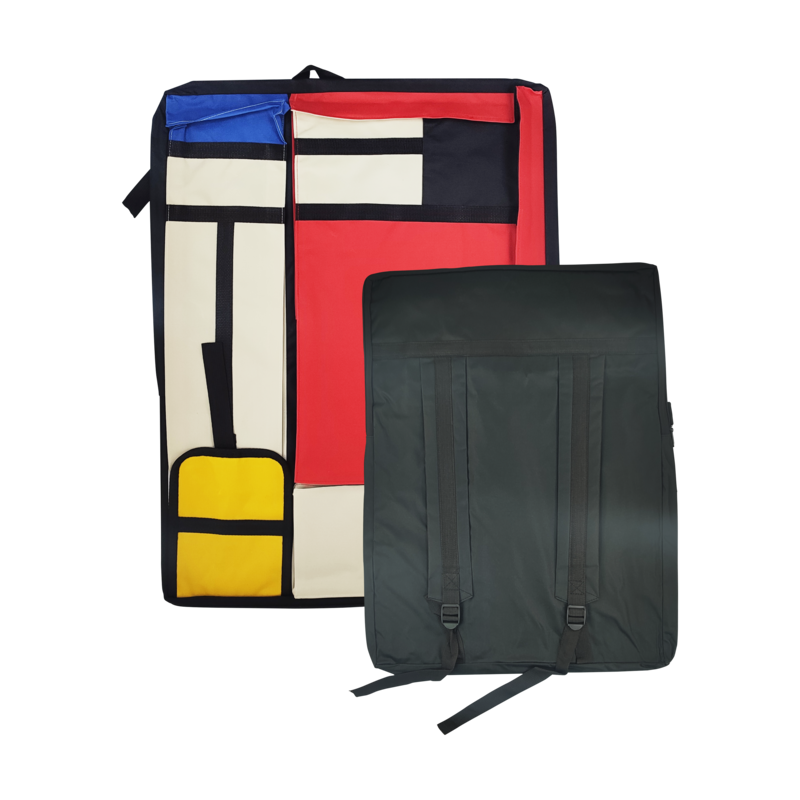 PORTAFOLIO ARTISTICO `SA` DELUXE 65X50X5CM.PQ.1PZ.C/CIERRE+ASA SINTETIC MULTICOLOR