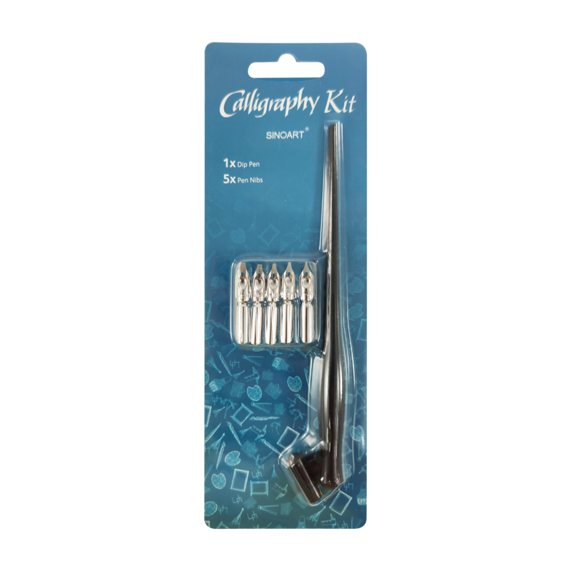 PLUMILLA P/ESCRITURA/DISEÑO/CALIGRAFIA SA ST.6pz.MANGO+5 DIFERENTES PLUMILLA