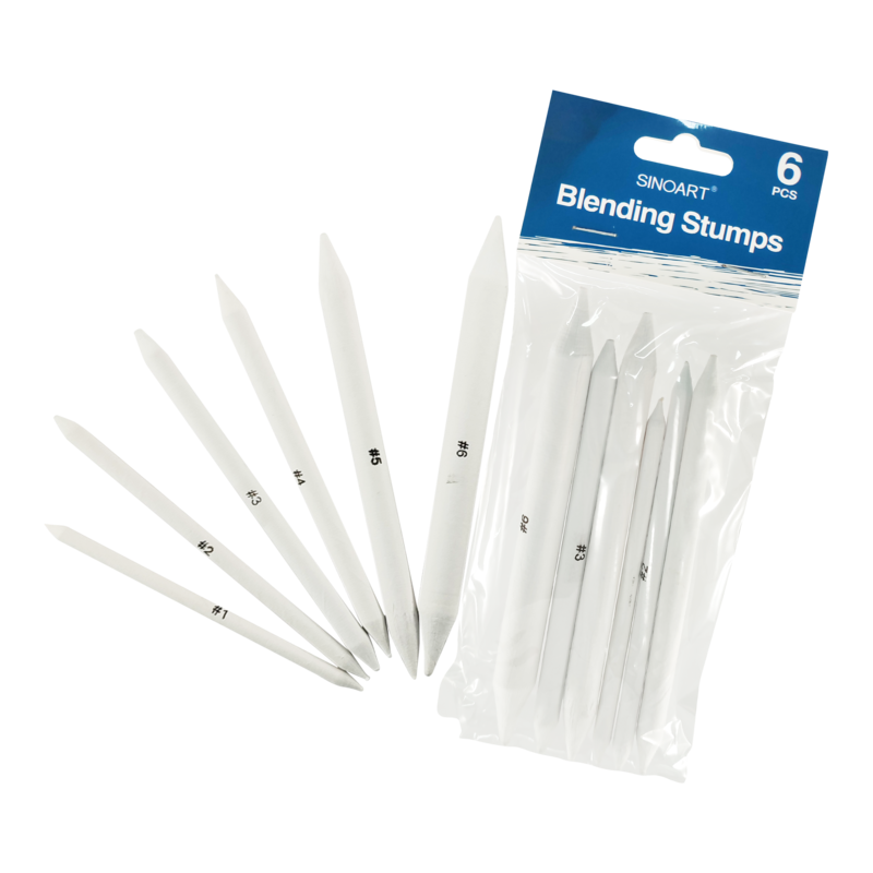 DIFUMINOS DE CELULOSA `SA` PUNTAS CON DIAM.VARIADOS JG.6pz.SURT.