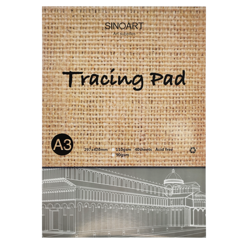 BLOCK ARTISTA VEGETAL `SA 90GR.40HJ.30X42CM.PQ.1PZ.TRACING PAPER TRANSLUCIDO