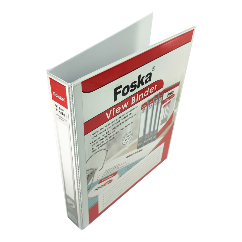 CARPETA ANILLOS `FK` CA/OF/A4 C/2 AROS 80mm.TIPO D C/LOMO 25mm.TAPA DURA C/BOLSILLO