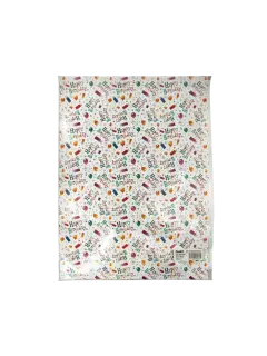 PAPEL REGALO COPPERPLATE "FK" FANTASIA PQ.50HJ.80GR.50X70CM.FIESTA INFANTIL/CUMPLEAÑOS