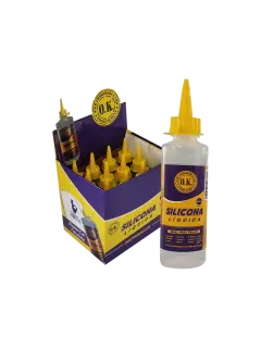 PEGAMENTO SILICONA (SI) LIQUIDA `OK` P/FOAMYS/PAPELES/USO GENERAL CJ.12pz.x100cc.C/U.
