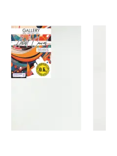 LIENZO C/BASTIDOR C/CUÑAS `SA` 3.8 GRAPA REVERSO PQ.1pz.GALERY 320gr. 80x120cm.(31x48")