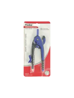 COMPAS ESCOLAR "FK" T/AGUJA EXPUESTA UNIVERSAL BL.1PZ.PLASTICO C/DIVISOR CLASICO