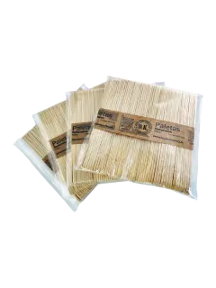 PALETAS MANUALIDADES `OK` BT.C/200pq.x50pz.C/U.10x114mm.NATURAL