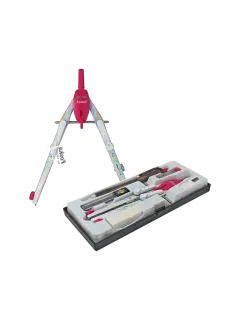 COMPAS PROFESIONAL `FK` T/AJUSTE-RAPIDO 16cm.BL.1pz.C/ADAPTADOR/PORTAMINAS/BORRA