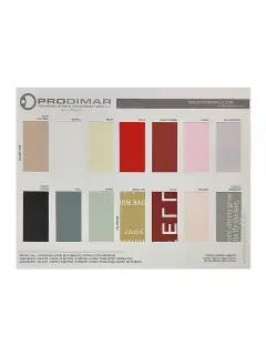 MUESTRARIO PRODIMARCA PAPEL FILM "COREANO" HANSU TRANSLUCIDO-DIARIO NOTE BOOK