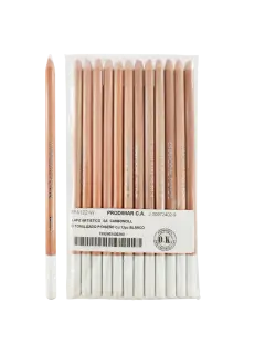 LAPIZ ARTISTICO `SA` CARBONCILLO TONALIZADO P/DISEÑO CJ.12pz.BLANCO