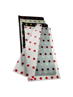 PAPEL FILM COREANO (PPO) OK HANSU TRANSLUCIDO LUNARES PQ.20PZ.57X57CM