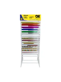 EXHIBIDOR OK CONTEN.(VER MONTO) C/28 COLGADORES P/ROLLOS FILMS/CONTACTO/REGALO