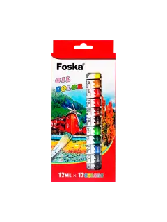 PINTURAS SET ESTUDIO AL OLEO `FK` ET.12pz.x12cc.C/U.COL.SURT.EN TUBOS