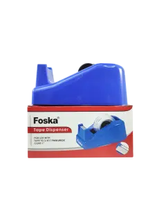 DISPENSADORA DE TIRRO/TAPE `FK` ANCHO 19MM.(3/4") EP.1PZ.CORE 25MM.(1") AZUL