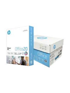 PAPEL BOND FOTOCOPIA `HP` OFICIO CAL.20/75gr.CJ.10rs.216x330mm.(8.5x13").