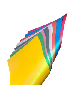 CARTULINA IRIDISCENTE "OK" 300GR.PQ.10PZ.50X70CM.REFLEX PERLADA