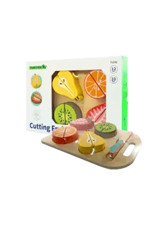 JUEGO DIDACTICO 'KC' SERVICIO DE FRUTAS P/1 AÑO O +.JG.1kt.10pz.CHAPEC/MDF/ENEBRO