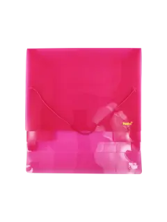 CARPETA SEGURA PLASTICA (PE) "FK" CA/A4 PQ.1PZ.T/LIGAS 33X25X3CM.P/DOCUMENTOS COL.SURT.