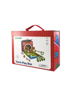 JUEGO DIDACTICO SET 'KC' CAJA C/SET DE GRANJA P/3 AÑOS O +.JG.1kt.17pz.MDF/CARTULINA