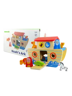 JUEGO DIDACTICO 'KC' EMBARCACION ARCA DE NOE P/2 AÑOS O +.JG.1kt.18pz.CHAPEC/MDF