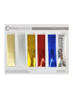 MUESTRARIO PRODIMARCA PAPEL FILM "CONTACTO" HOLOGRAFICO
