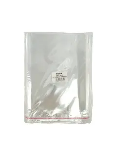 BOLSA PLASTICA (PPO) CRISTAL FK 23X30CM.C/SOLAPA AUTOADHESIVA PQ.100PZ.SIN FUELLE