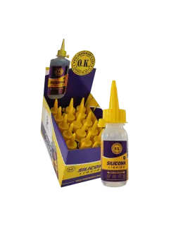 PEGAMENTO SILICONA (SI) LIQUIDA `OK` P/FOAMYS/PAPELES/USO GENERAL CJ.24pz.x30cc.C/U.