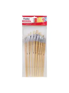 SET PINCELES ARTISTA CERDA FK PLANO CORTO MANGO CORTO BL.12PZ.SURT.# 1 AL 12