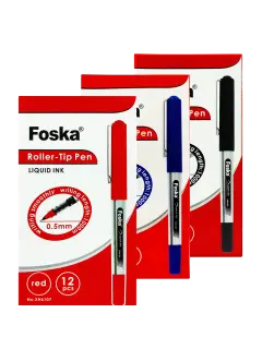 BOLIGRAFO ROTULADOR `FK` ROLLER-LIQUID 0,5MM.CJ.12PZ.C/TAPA-CLIP