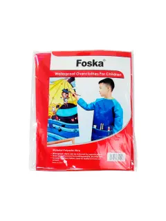 DELANTAL ESCOLAR 'FK' IMPERMEABLE (EP).1pz.TALLA S 3-8 AÑOS POLYESTER