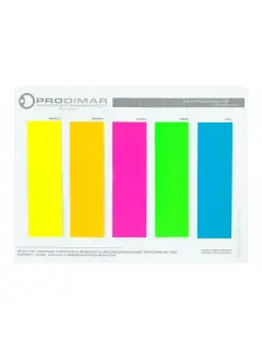 MUESTRARIO PRODIMARCA CARTULINA "FLUORESCENTE" NEON SATINADA SF