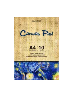 BLOCK ARTISTA LIENZO/CANVA `SA` 280gr.10hj.21x30cm.PQ.1pz.100% ALGODÓN/TEXTURA MEDIA