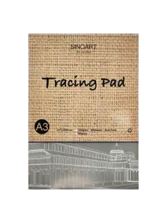 BLOCK ARTISTA VEGETAL `SA 90GR.40HJ.30X42CM.PQ.1PZ.TRACING PAPER TRANSLUCIDO