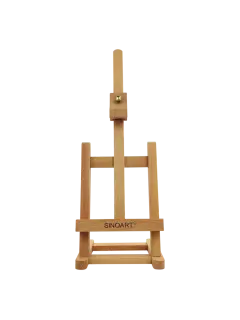 CABALLETE ARTISTICO MADERA T/MESA `SA` CJ.1PZ.ESTUDIO INCLIN.MINI REGUL.16X19X44CM.BARNIZADO