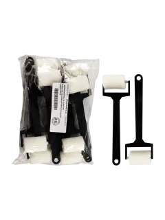 RODILLO SINTETICO `SA` DIAMETRO 40MM.PQ.12PZ.GOMAESPUMA BLANCA/MANGO CORTO