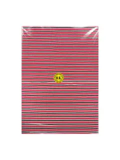 FOAMY (EVA) C/M RAYADO "KT" MINI-LINEAS MULTICOLOR PQ.5PZ.40X60CM.EXTRA FINOXGAMA TV